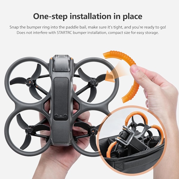 Avata 2 Propellerskydd, Antikollisionsskydd för DJI Avata 2