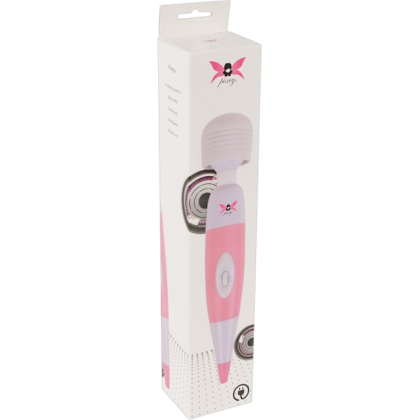 Pixey: Alkuperäinen hierontavasara, Pinkki versio Pinkki, Wh{ad} Pink, White Hard plastic, Silicone
