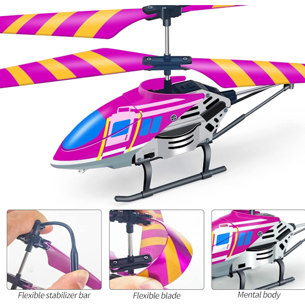 Kaukosäädöllä ohjattava helikopteri, RC-lentolelut, 3,5 kanavainen RC-helikopteri gyrolla