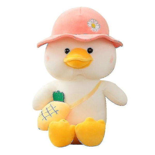 30cm Soft Go To School Duck Plush Toy Stuffed Animals Soothing Playmate Kids Toys Pillow Christmas Birthday Gifts