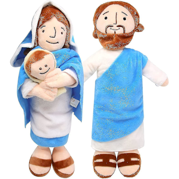 Jesus Virgin Mary Plush Toy,mother Of Jesus Plush Stuffed Doll,cute Christ Religious Toys For Baptism Easter Gift Home Decor