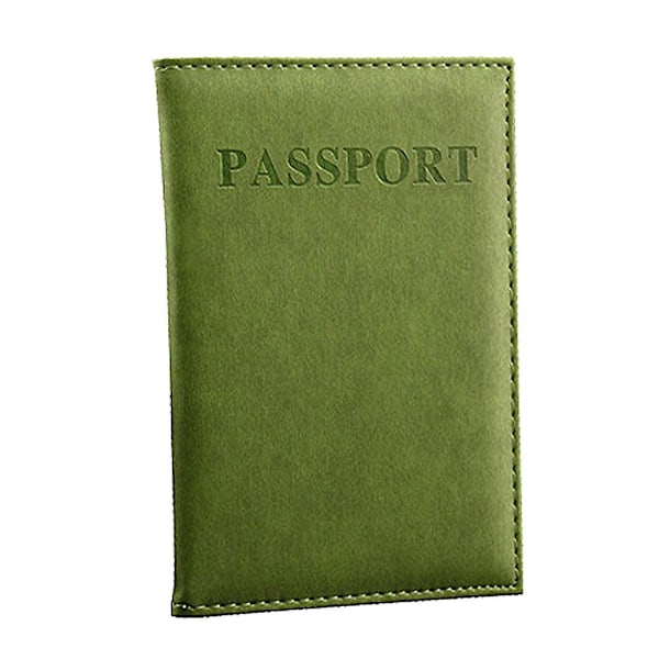 Omistettu Nizza Travel Passport Case Id Card Cover Holder Protector Organizer Green