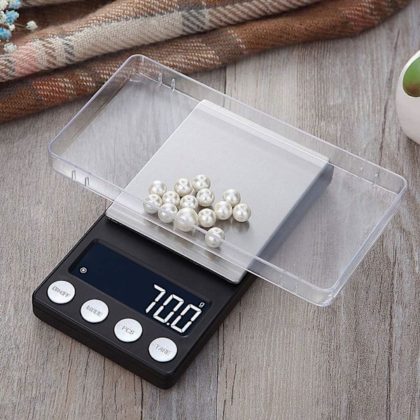 Digital Milligram Vægt Mini LCD Digital (500g/0,01g)