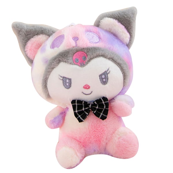 Sanrio Kuromi Cinnamoroll Melody Cartoon Plys Legetøj 22cm Tie Dye Design Kawaii Plys Dyr Elskelig Anime Plys Legetøj Til Børn