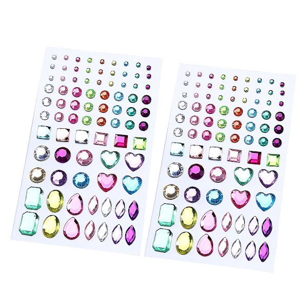 Sheets Rhinestones Stickers Rhinestone Stickers Crafts Gems Stickers Rhinestone Stickers Crystal Stickers