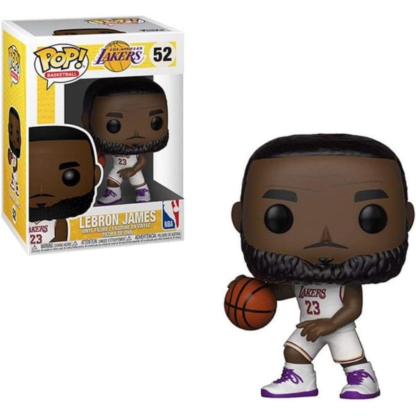 Funko POP NBA: Lakers - LeBron James (Hvid Uniform)