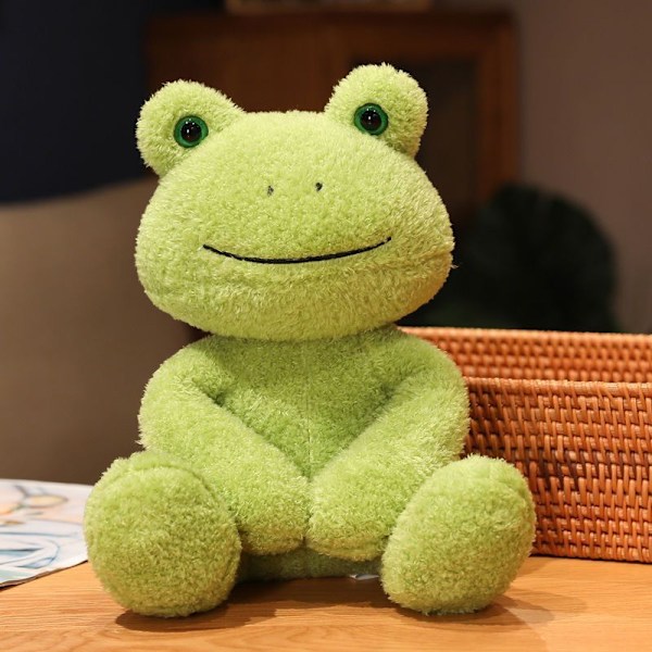 Apricot Lamb Toys Plysch Sammet Groda Gosedjur Mjukt Gosigt Perfekt för Barn (Grön Groda, 10 Tum)