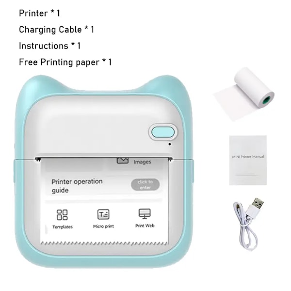 Mini-valokuvatulostimet iPhone/Androidille lahjoiksi, opiskeluun, työkuviin