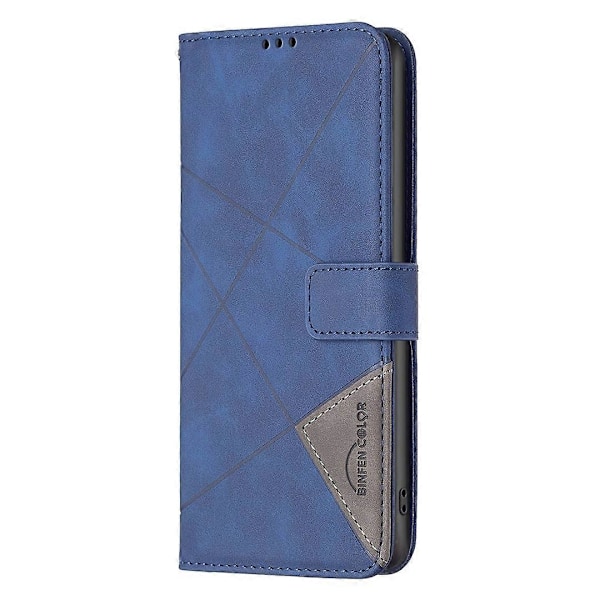 BINFEN COLOR BF05 Kotelo TECNO Pova 5 Pro 5G:lle PU-nahkainen Käännettävä Jalusta Puhelinkuori - Harmaa Monivärinen【ad】 Multicolor Blue