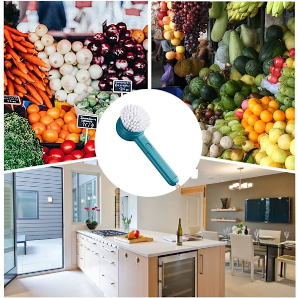 Multifunktionell rengöringsborste för kök, grönsaker och frukt