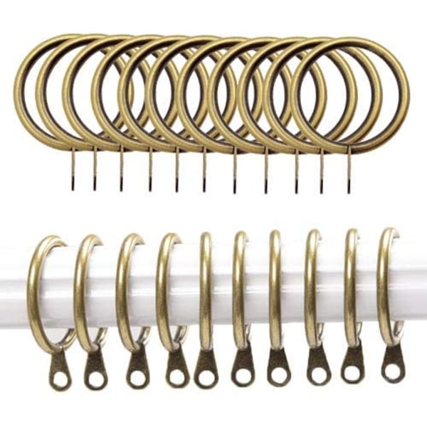 36-pack 38mm innerdiameter mässingsringar i metall för gardinstänger{ad}