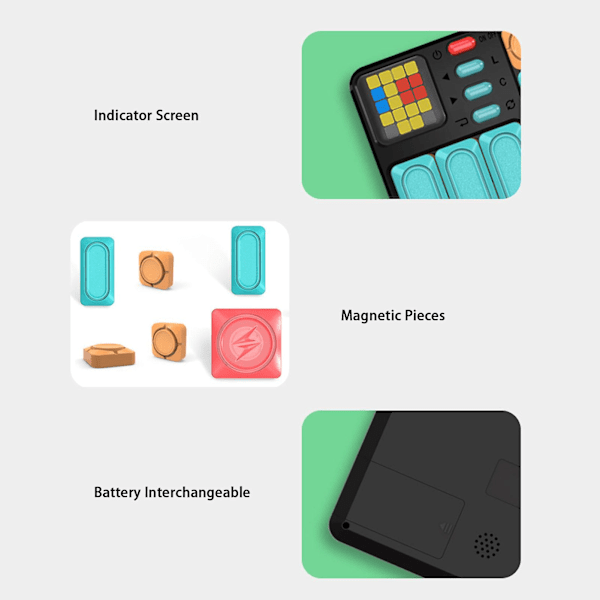 Udfordringer Slide Board Magnetisk Forbedre Logisk Tænkning Elektronisk Hjerne Teaser Puslespil Spilbræt