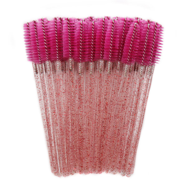 Crystal Wand Mascara Brush Pink Wand Rose - 50 st.