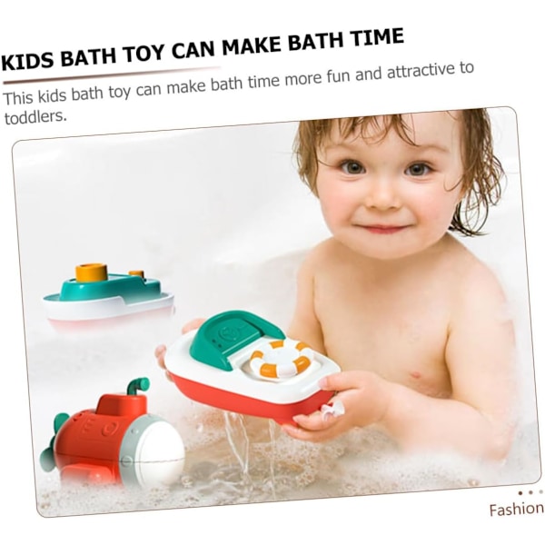 Vandsprøjt Badelegetøj Børne Vandsprøjte Baby Badelegetøj Mini Båd Figur Badekar