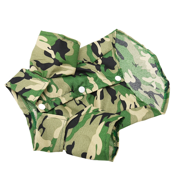 Hund T-shirts Sommer Stilfuld Camouflage Åndbar Cool Pet Sommer T-shirts til Små Mellem Drenge Piger Hunde Katte L