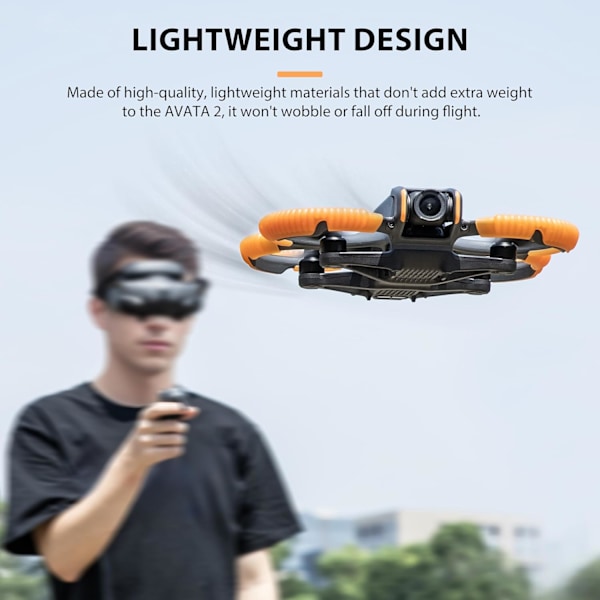 Avata 2 Propellerskydd, Antikollisionsskydd för DJI Avata 2