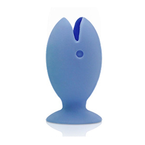 Fish Shape Tooth Brush Cover Cap Stand with Suction Cup, Travel Toothbrush Head Cover Protector