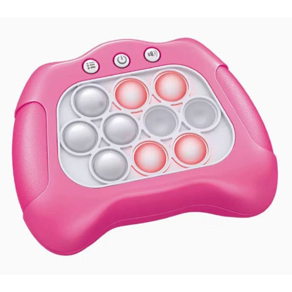 Bärbar Pop Game Machine, Lätt Fidget Pussel Leksak För Barn Och Vuxna, Stressavlastare Och Kul Festspel Pink