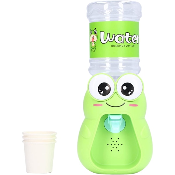 Mini Vattenkylare, Söt Cartoon Groda Forma Flaska Vattenkylare Dricks Stativ