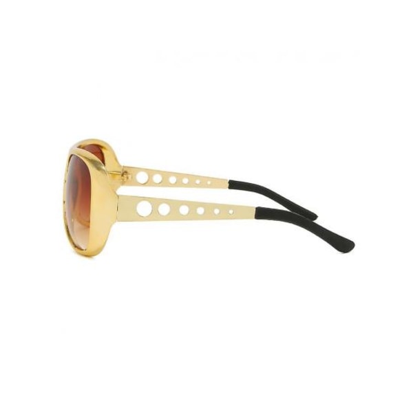 Auspicious-elvis Presley Solglasögon Festglasögon, guld, 145 mm