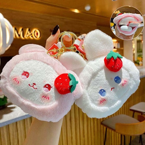 Söpö Kawaii Lasten Avaimenperä Baby Girls Plus-Nukke Säilytyskassi Lompakko