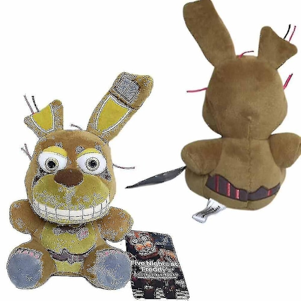 Five Nights At Freddys 7 Tommer Springtrap Plys Legetøj Fnaf 2016 Serie 2