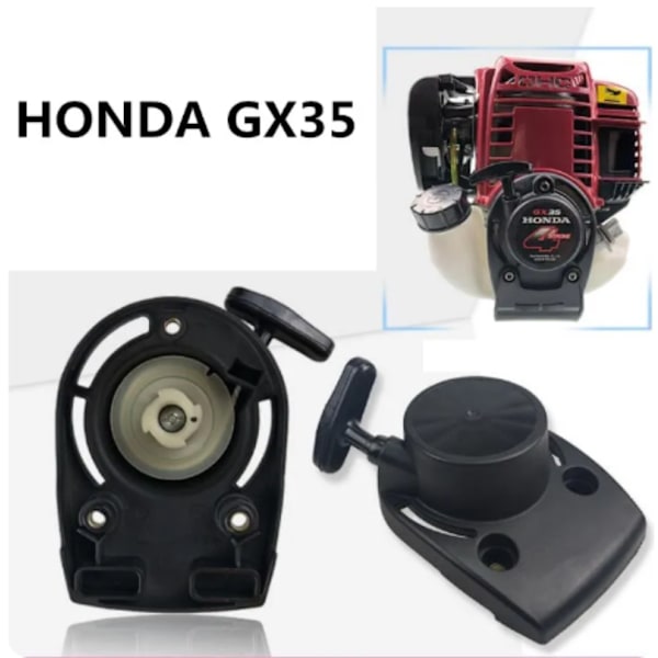 Recoil Starter för Honda GX35 GX35NT GX 35 NT 140HHT35S HHT35S Bensinmotor Generator Vattenpump Gräsklippare