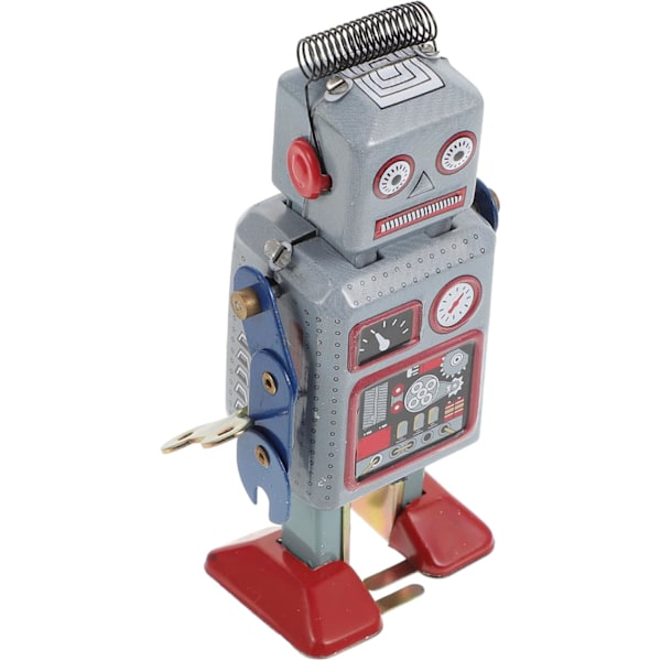 Robot-käämitysleluja lapsille, robotti-koristeet, joulukoristeet, retro-käämityslelu