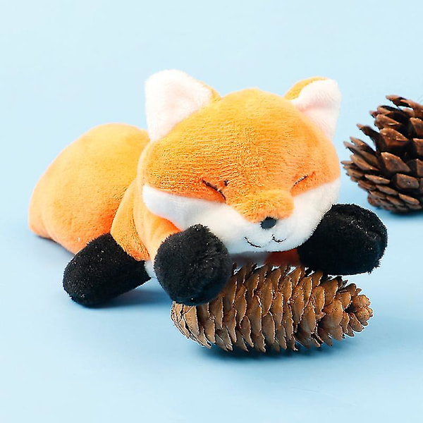 1 stk. Mini Fox Doll Tegneserie Plys Nål Par Søde Tøj Pin Taske Vedhæng Legetøj