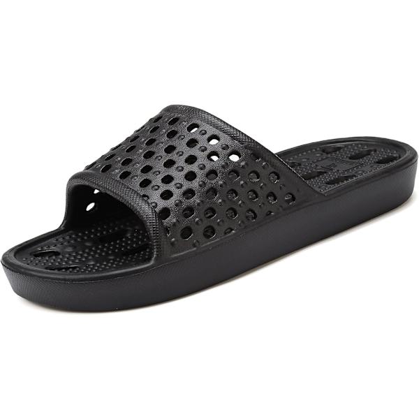 Duschtofflor för män och kvinnor, hål, badtofflor, badrumssandal, pool, gym, studentboende, halkfria