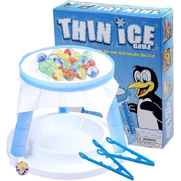 Tunna isbräde spel, interaktivt spara pärlor på papper strategispel, bryt inte isen hand-öga träning leksak för barn vuxna fest spel