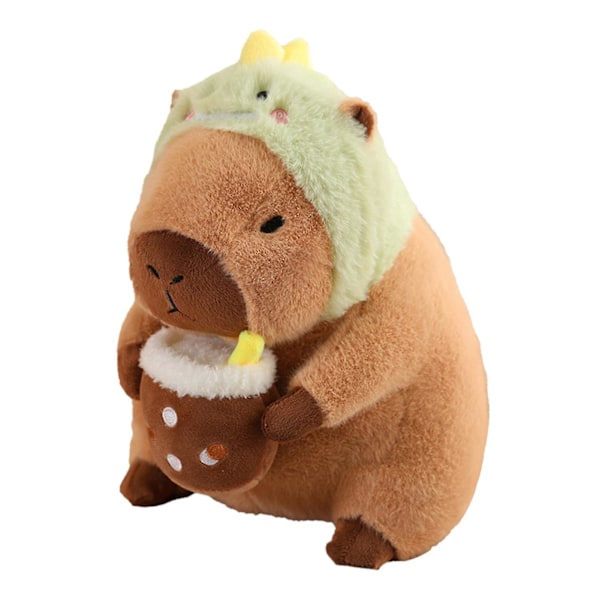 30cm/40cm Capybara Plyschleksaker Barn Fula Och Söta Gosedjur Kramkudde Med Avtagbart Huvudskydd Dinosauriestil Dinosaur Style 30cm
