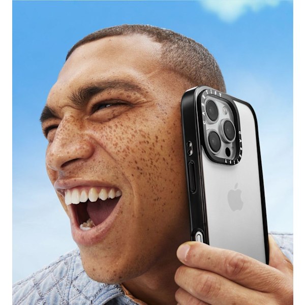 CASETiFY Kompakt iPhone 16 Pro Max Skal [1,2 m Fallskydd enligt militär standard/Slim/Lättvikt] - Color Cloud - Klar Svart