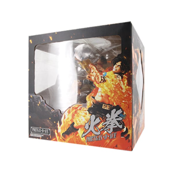 Pirat Fire Fist Ace MRX 15-årsjubileum Special Edition Ver Battle Scene Hand Model Ornament