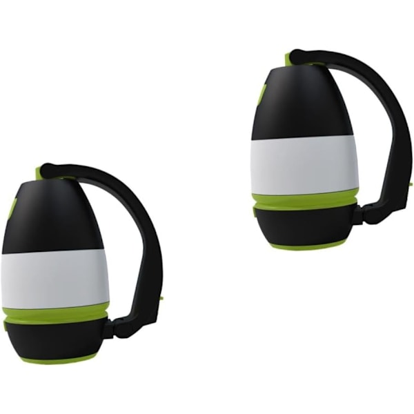 2 kpl Campfire LED -retkilyhtyvalot Ladattavat retkilyhdyt Ulkovalaisin Retkilyhty LED-taskulamppu
