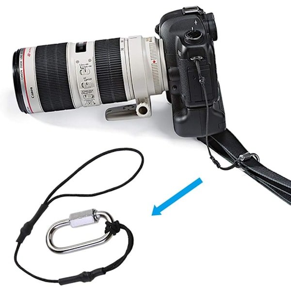 4-pack kameraremssäkerhetslina, SourceTon kamerarem för DSLR-kamera och spegellösa professionella kameror