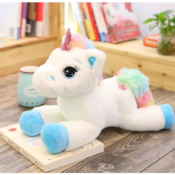 40cm Luminous Unicorn Toy, Cartoon Luminous Rainbow Unicorn Plush Toy Pp Cotton Filling Led Light Up