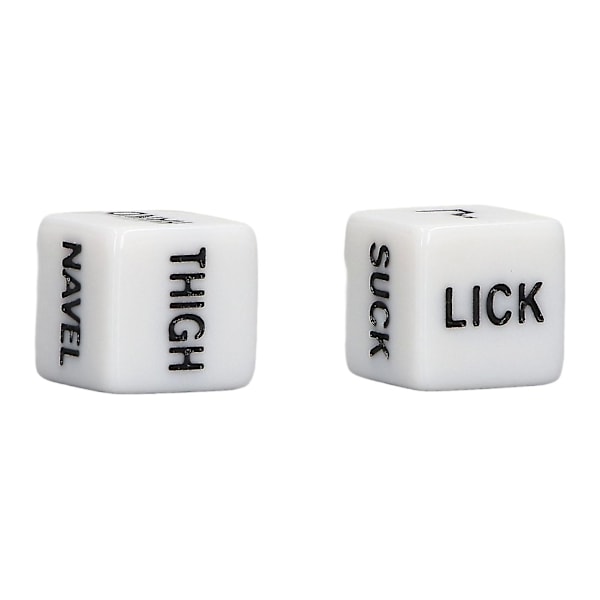 Valentine's Day and Anniversary Couple Dice - Fun 2pcs Action Game Dice (0.6 Inch) for Honeymoon