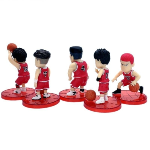 Slam Dunk Sakuragi Flower Road Rukawa Maple Bildekoration Anime Handmodell runt röda kläder