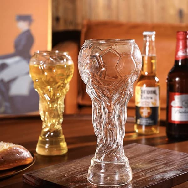 Fotbollsform ölmuggar-2pack Transparent