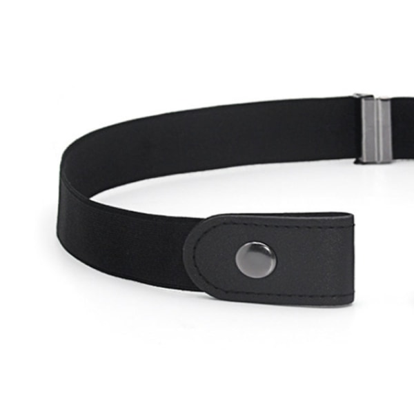 Ingen Buckle Elastic Belt Svart