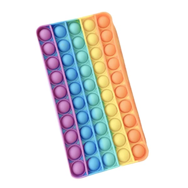 Pop Bubble Pencil Case Rainbow