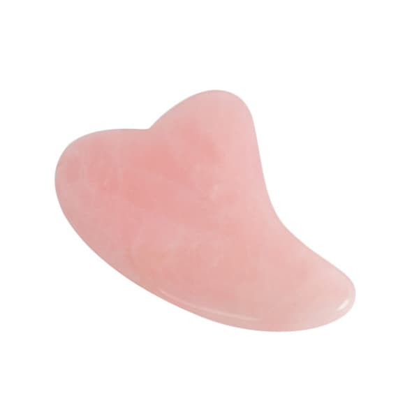 Original Jade Roller & Gua Sha, Face Roller Set- 2 förpackningar Rosa