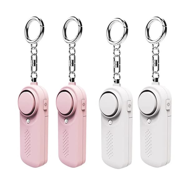 Personligt larm CE-version - 4pack 2x Vit - 2x Rosa