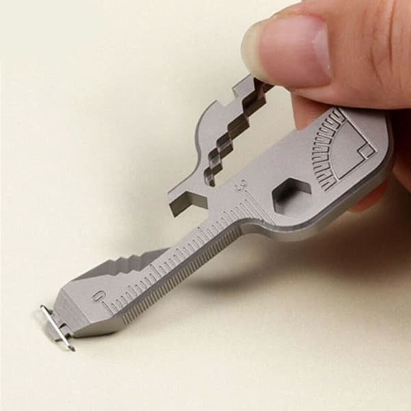 24 i 1 nyckelformat fickverktyg - 2 st Silver