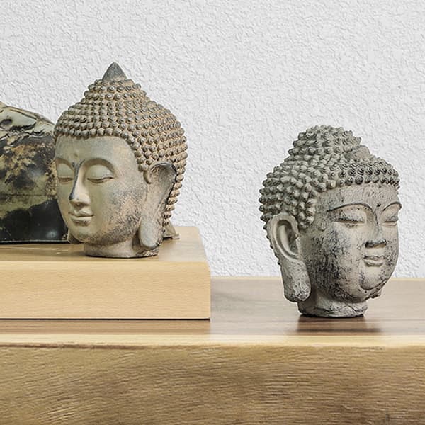 Zen Buddha-staty – dekorativ Buddhafigur för meditation, avkoppling och heminredning
