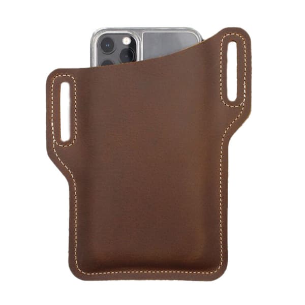 Mäns Phone Belt Innehavare Bru