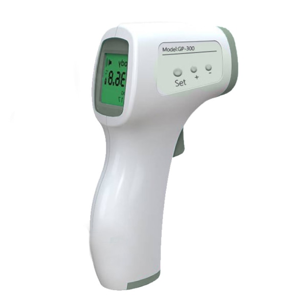 Infraröd kontaktlös Temporal termometer Vit med grå
