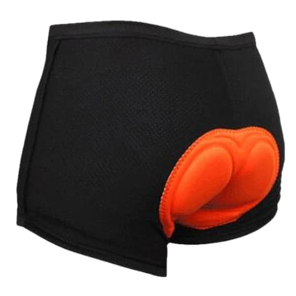 3D cykelunderklädershorts Orange 2XL