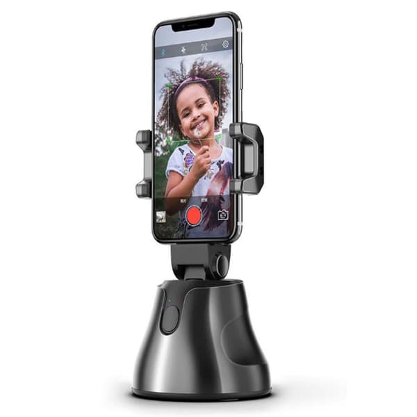 360 ° Smartphone-videostativ Svart